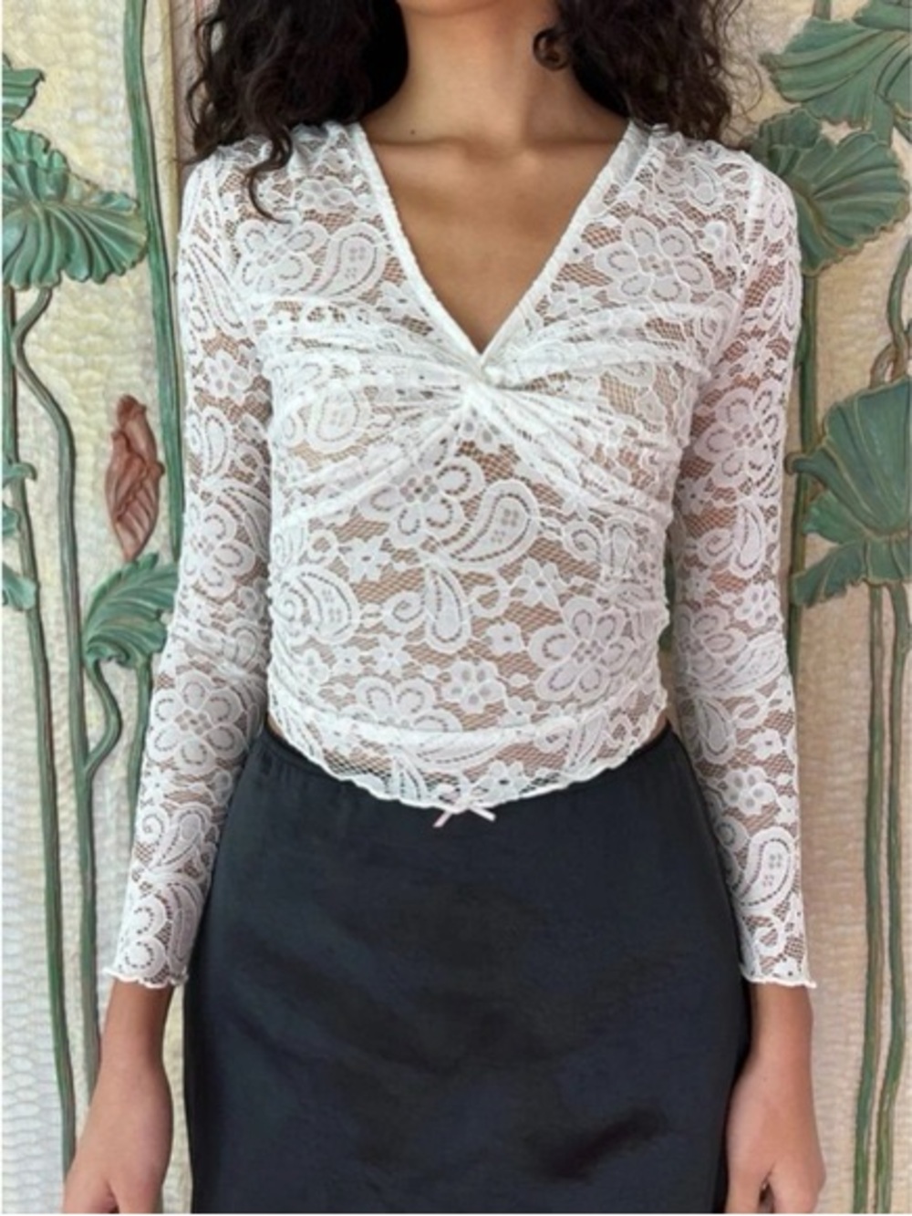 Lisa Says Gah Aurelia Lace Top in XS